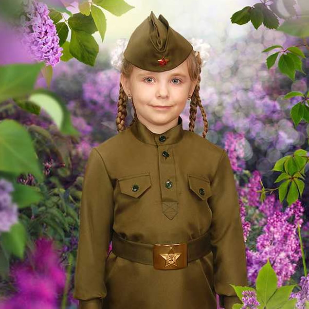 Купить военную форму на 9 мая. Девочка в военной форме. Солдатская форма для девочек. Костюм военный для девочки. Дети в военной форме.